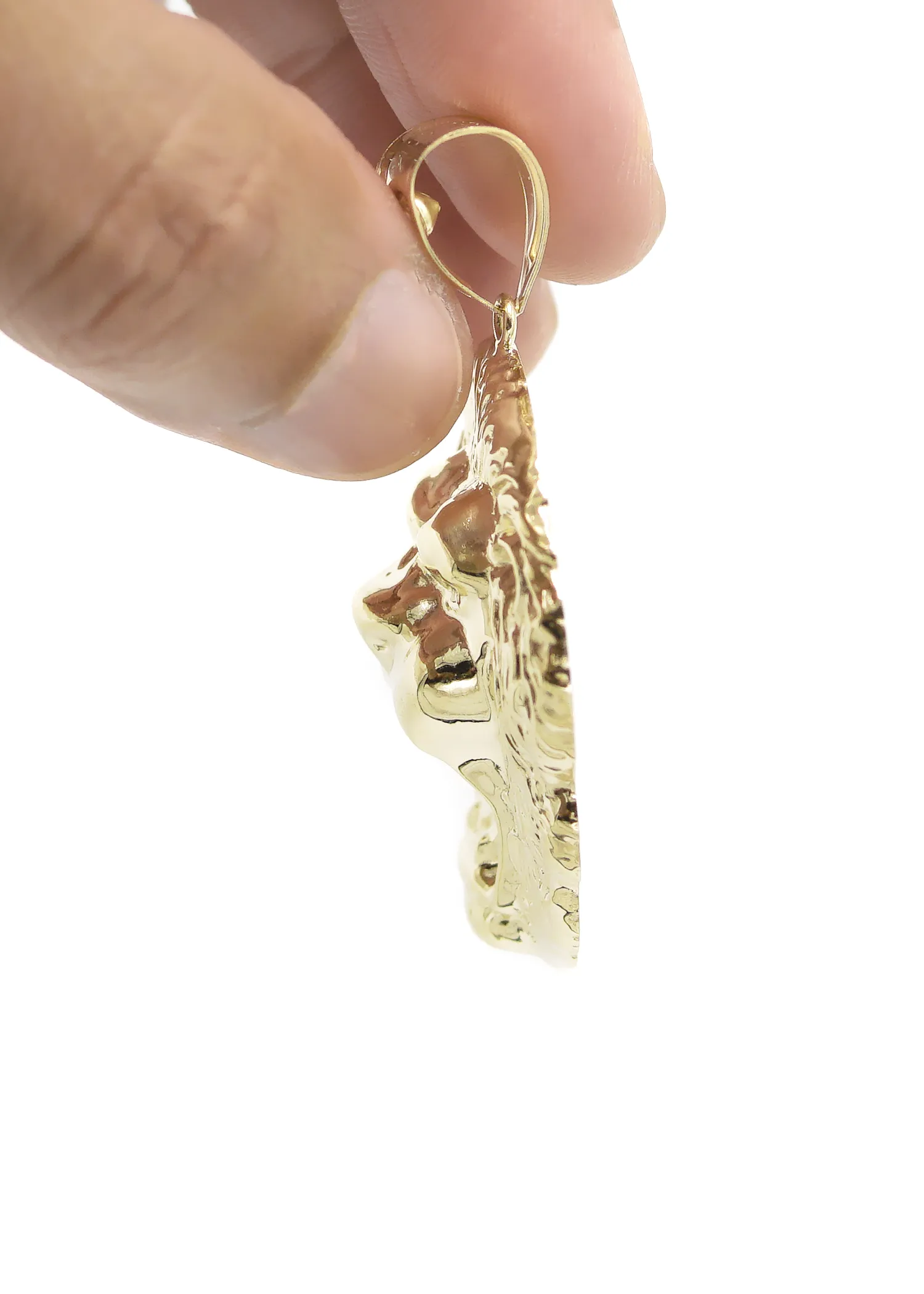 10K Gold Lion Head Pendant | 7.6 Grams