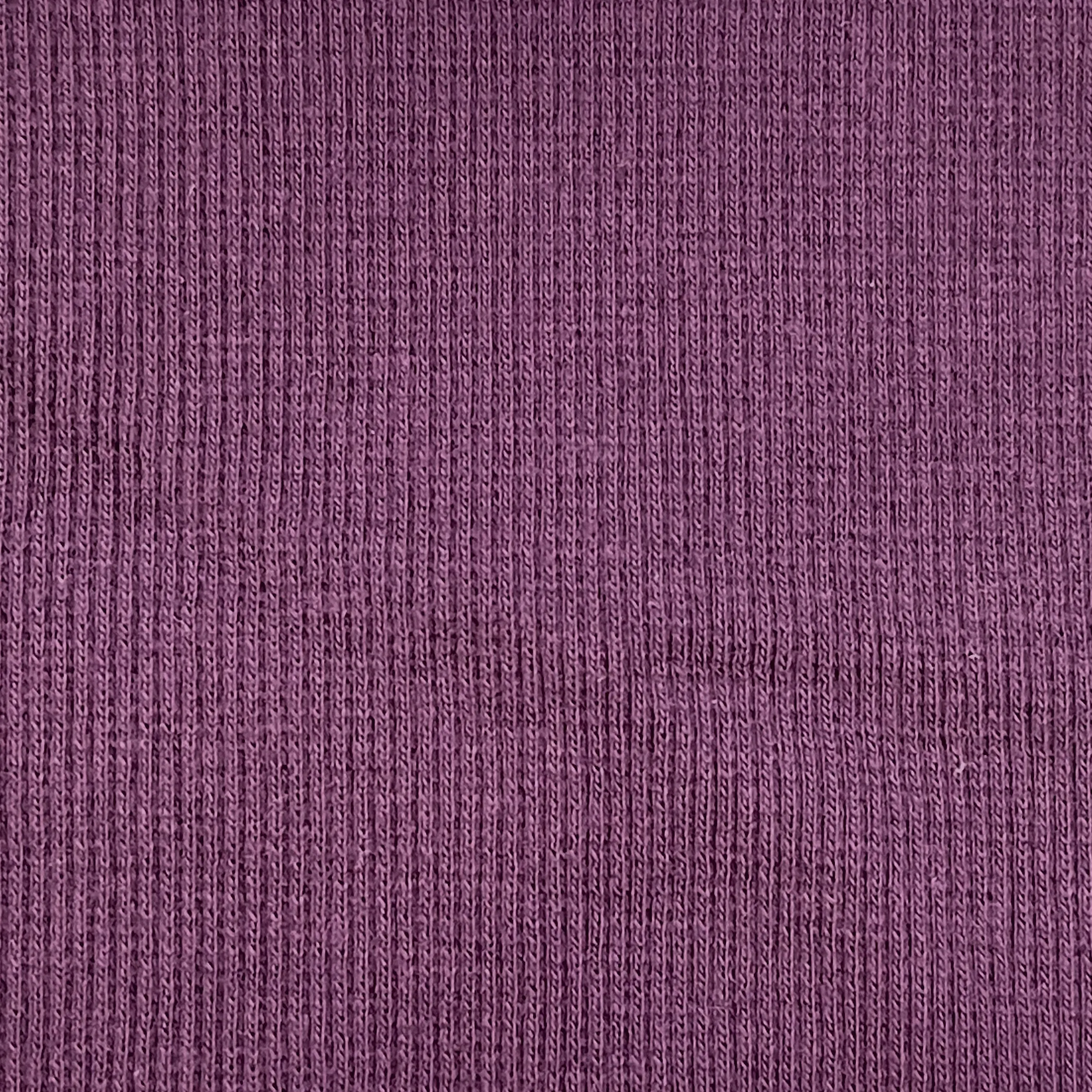 18 inch Tubular Ribbing 2x2 construction 95% Cotton, 5% Spandex (Sold per Inch)