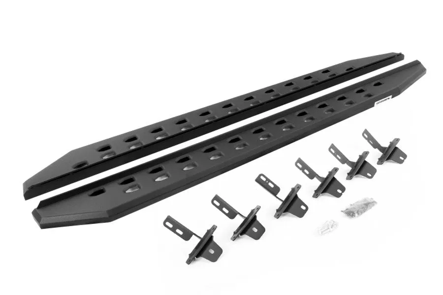 2021  Ford Bronco Sport 4-Door Go Rhino RB20 Slim Line Running Boards with Mounting Bracket Kit - Textured Black