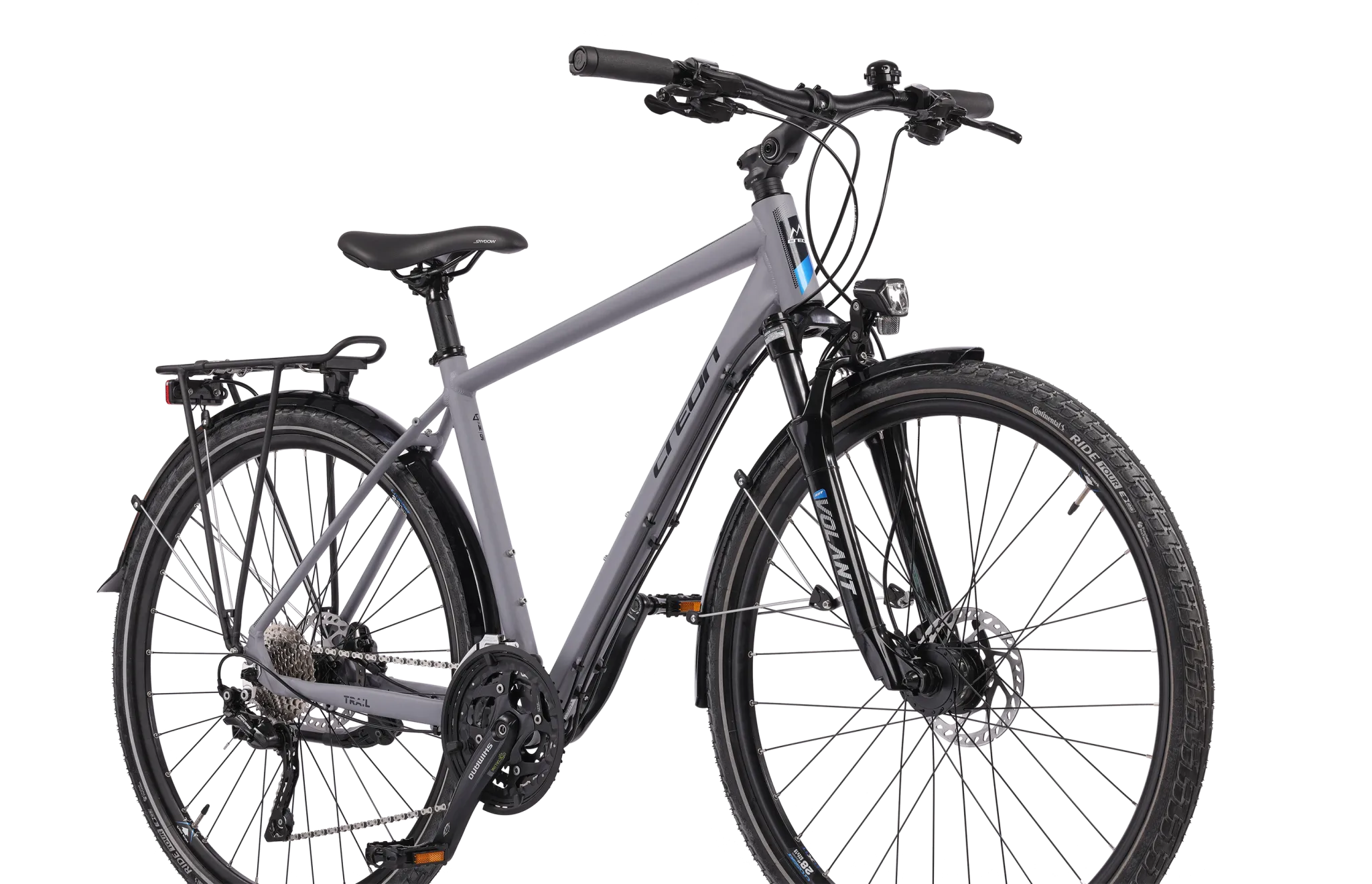 28 Zoll Herren Trekking Fahrrad TRAIL 5.0 Trekkingrad Shimano Deore 30 x Gang RD-T6000 SGS