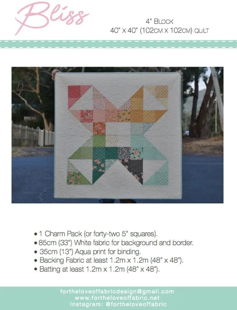 3279 Bliss Quilt Pattern (e-pattern)