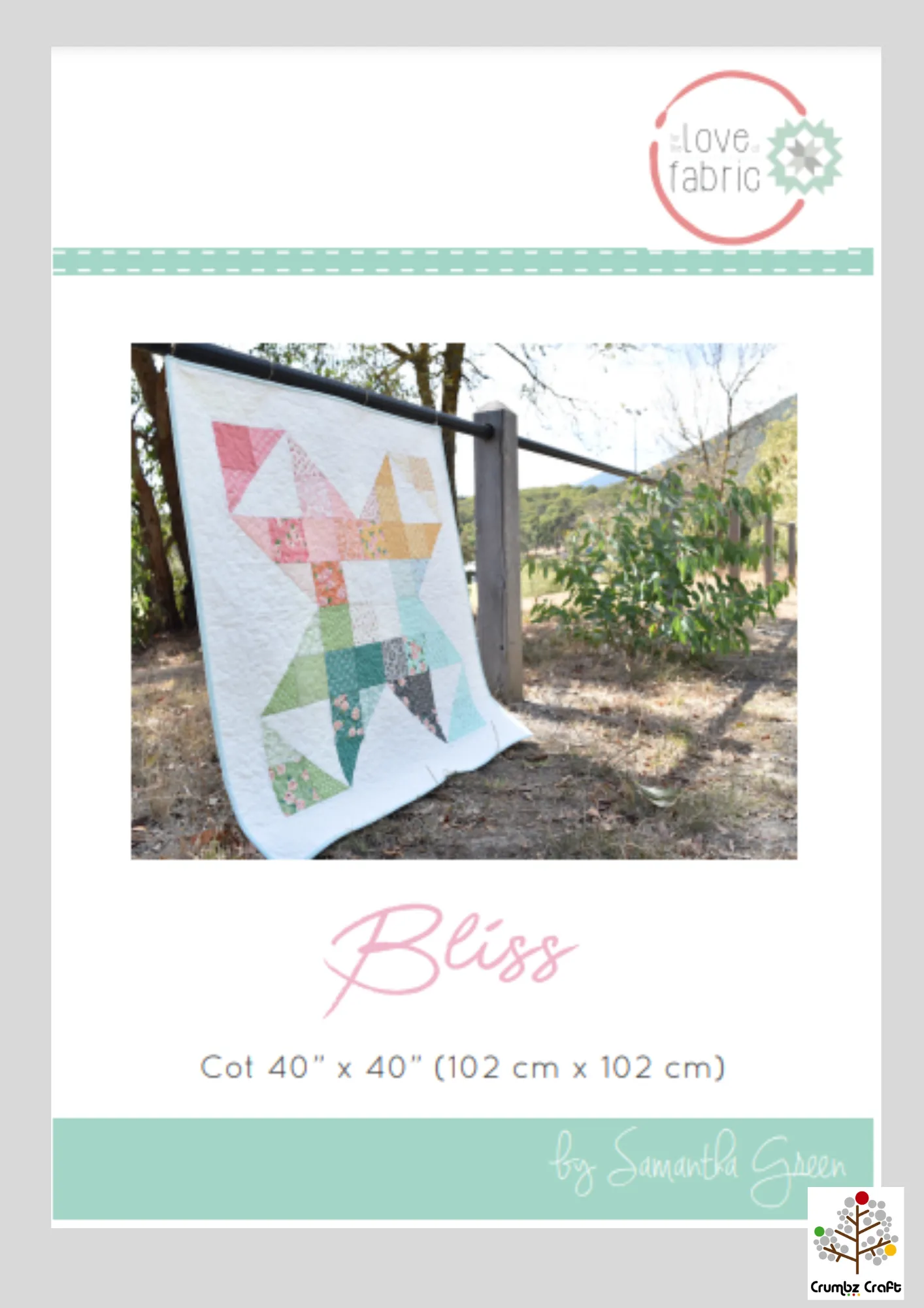 3279 Bliss Quilt Pattern (e-pattern)