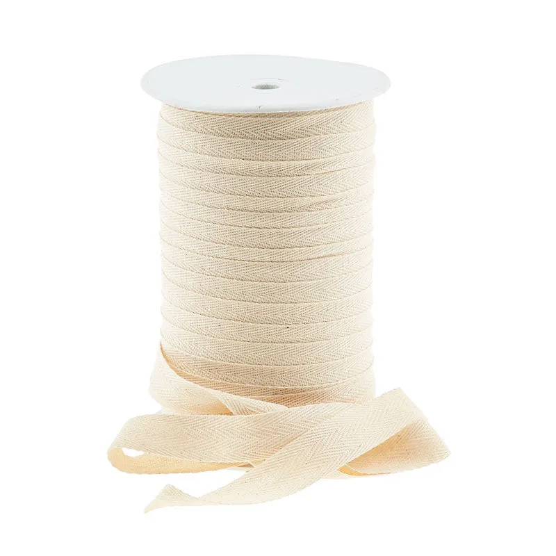 3/4" Cotton Twill Tape - Ivory