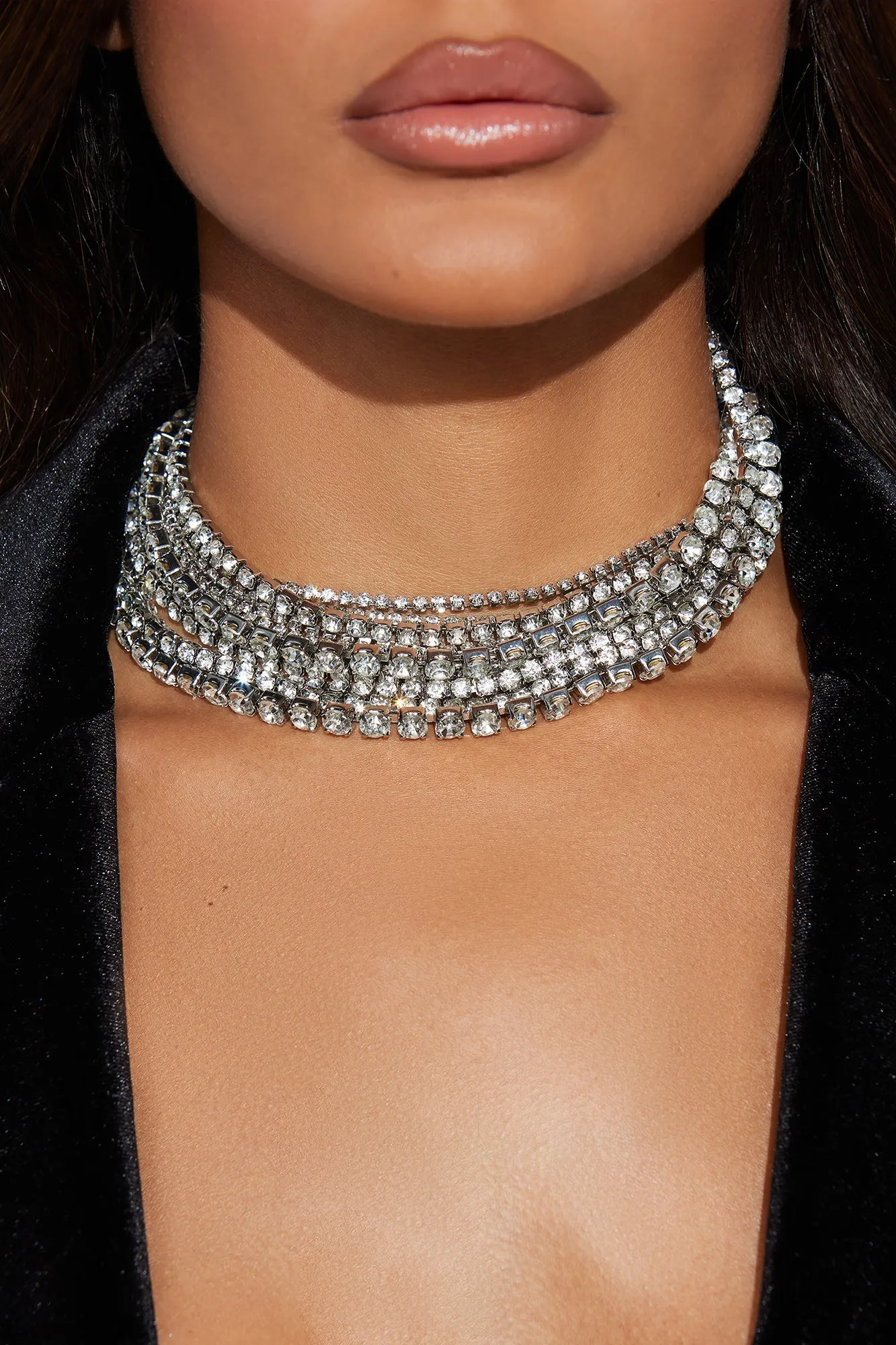 A List Choker - Silver