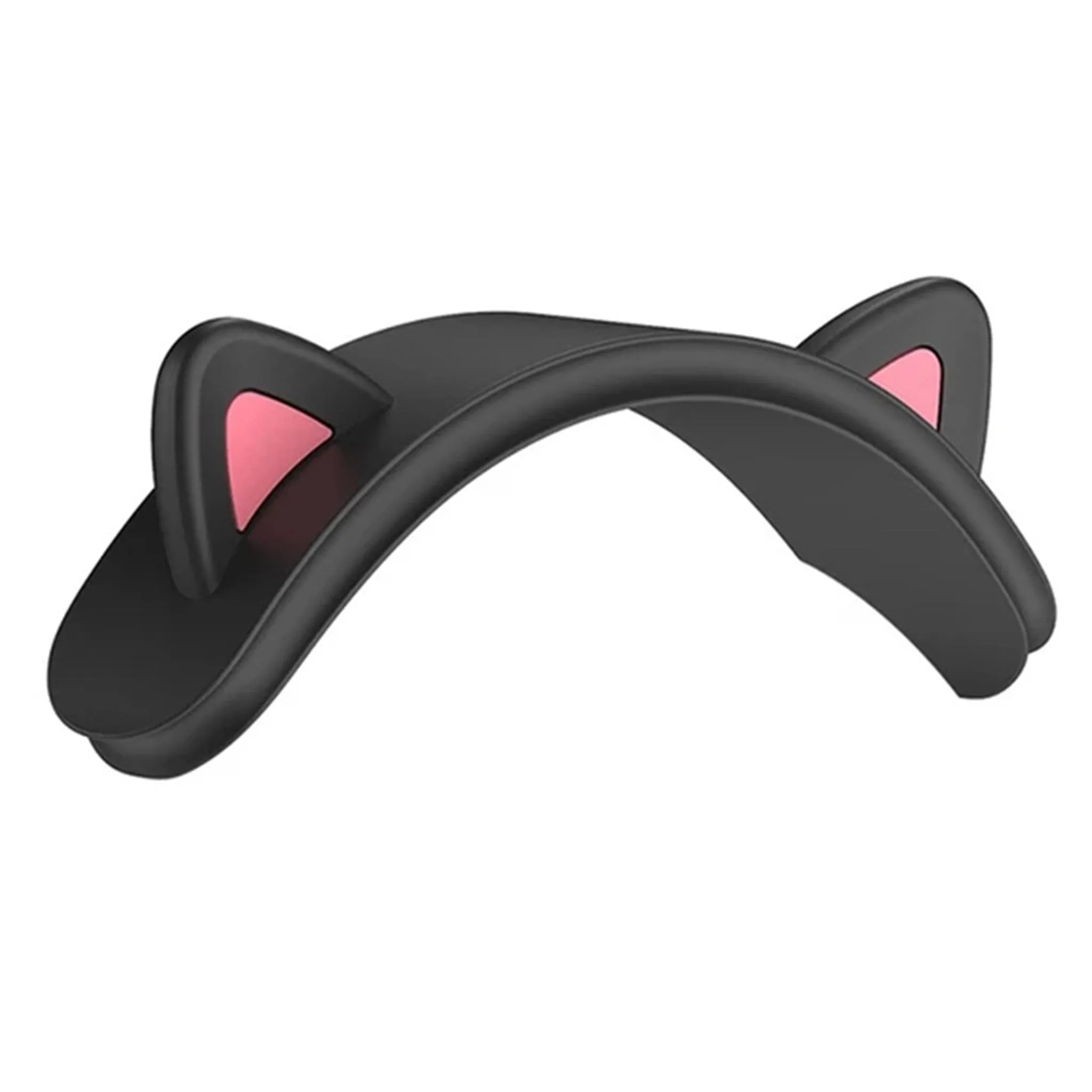 Airpods Max Headset Katteører Silikone Cover - Sort / Pink