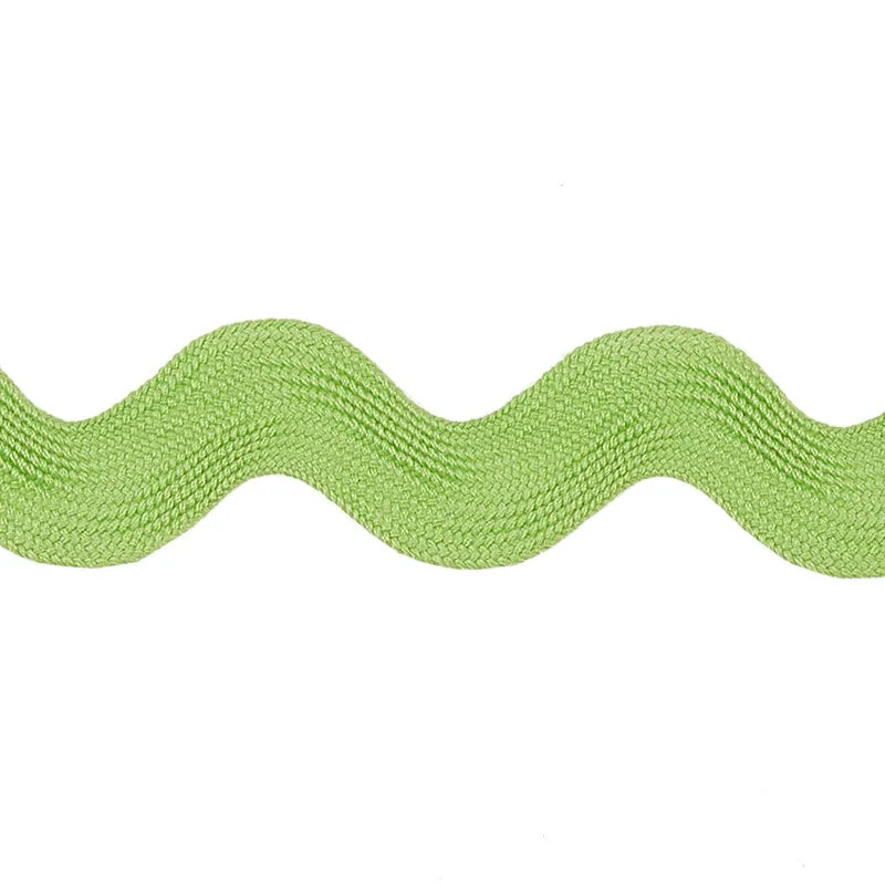 Apple Green Jumbo Ric Rac (1 3/8" Poly)