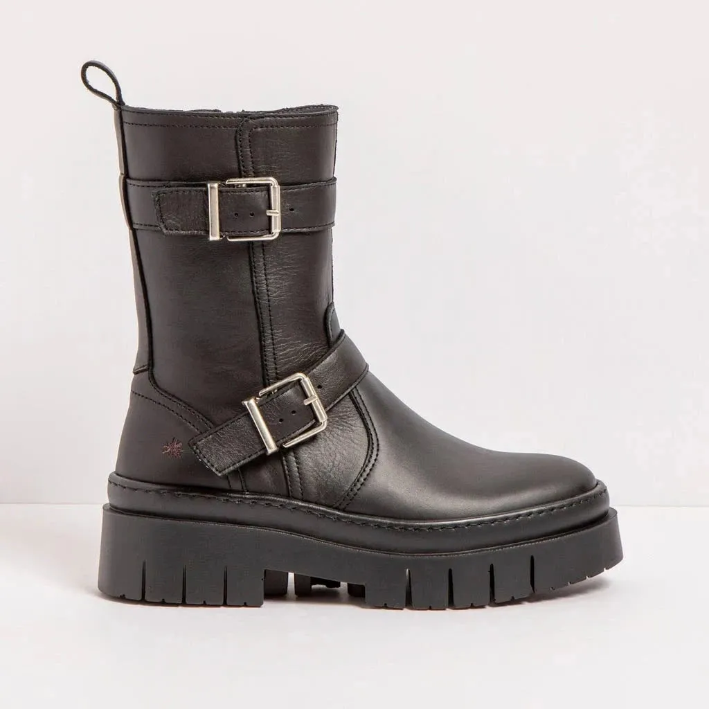 ART | BOTAS MUJER | 1958 NAPPA BLACK/AMBERES | NEGRO