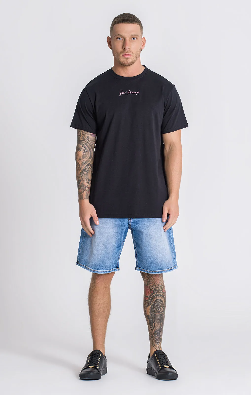 Black Block Tee