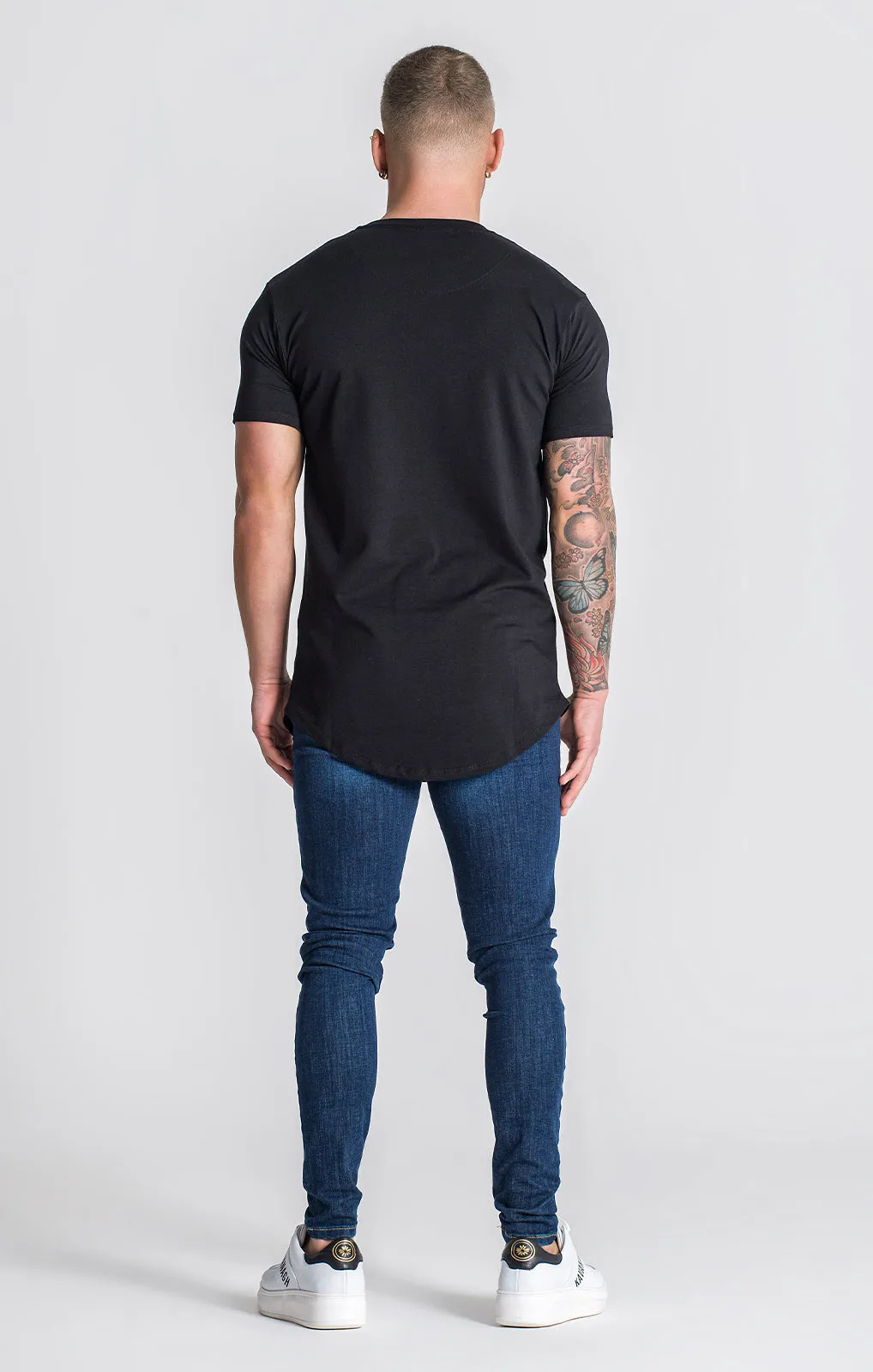 Black Burning Summer Crystal Tee