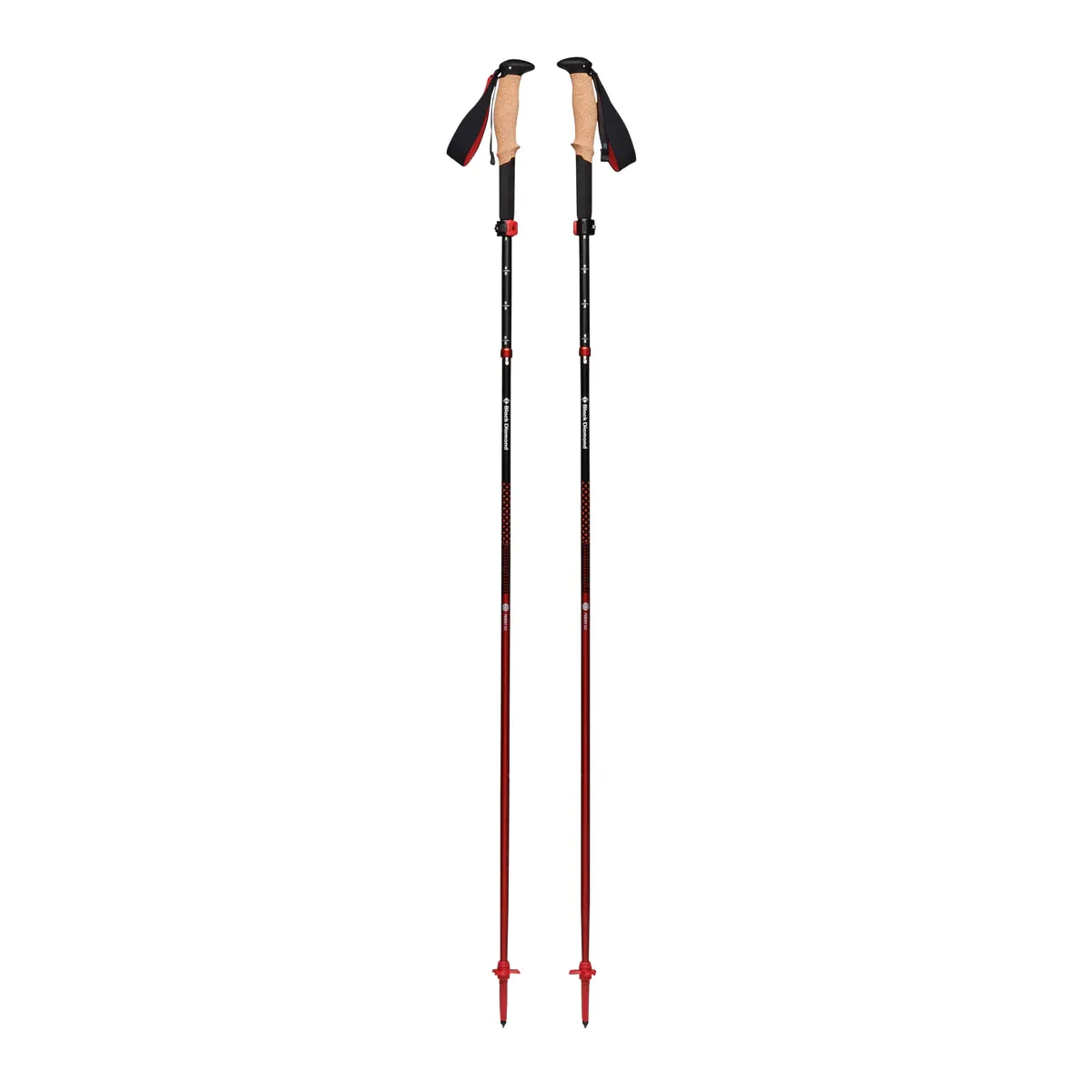 Black Diamond Pursuit FLZ Trekking Poles Black/Octane