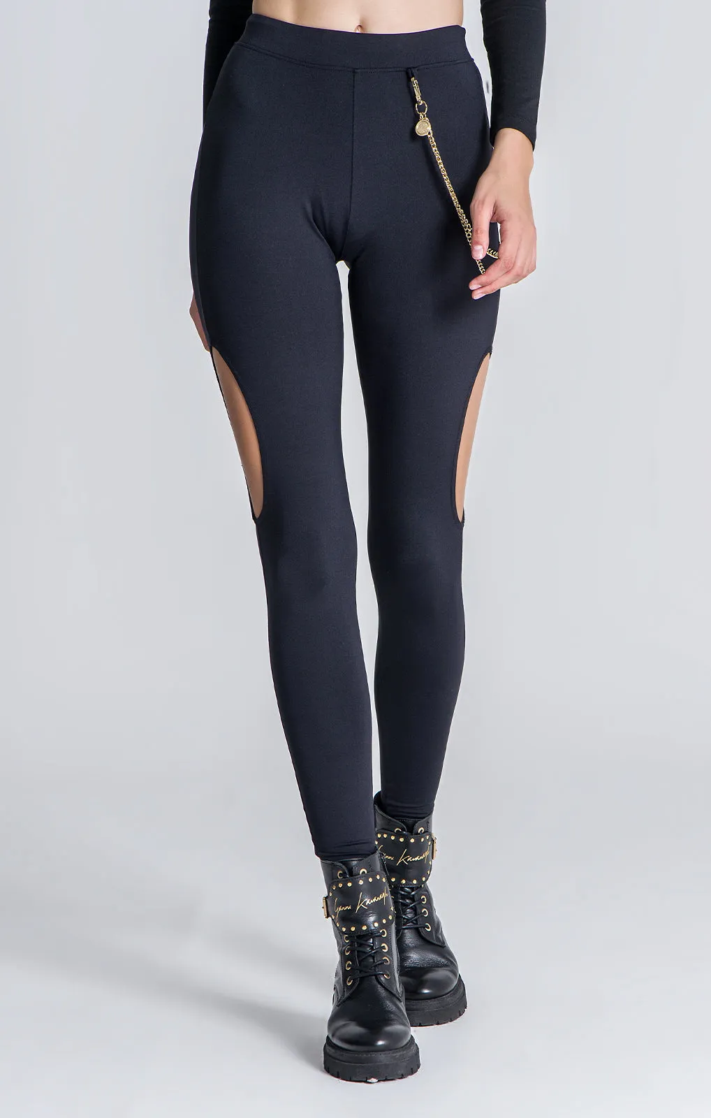 Black Signs Leggings