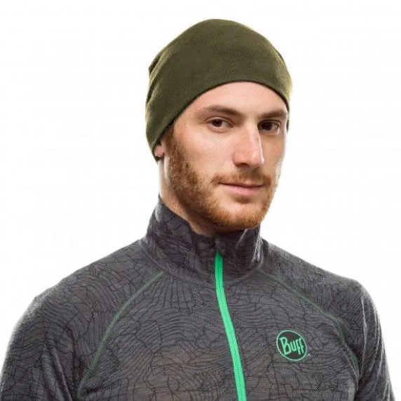 Ranger Green Buff Midweight Merino Wool Hat - Premium Quality Outdoor Wear