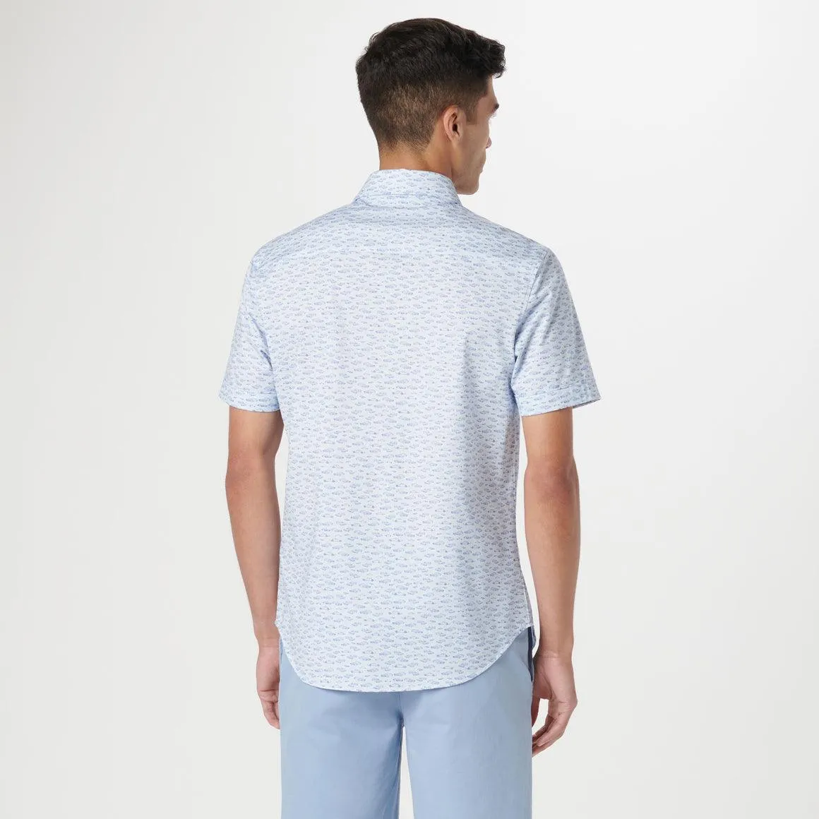 Bugatchi - Miles - Chemise imprimé automobiles manches courtes OOOHCOTTON©