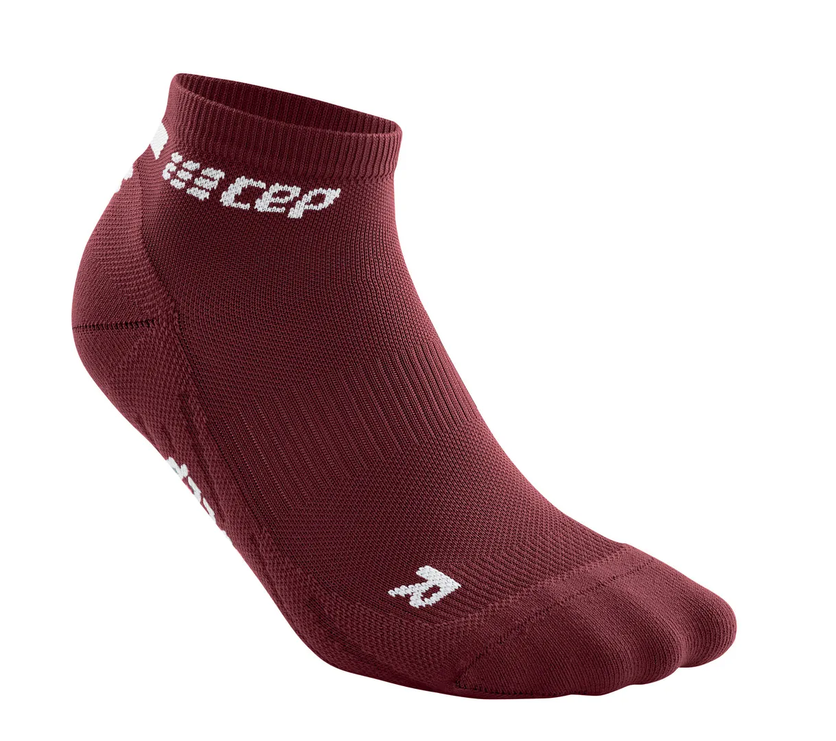 CEP Women's The Run Socks Low Cut V4 - Dark Red ( WP2A8R )