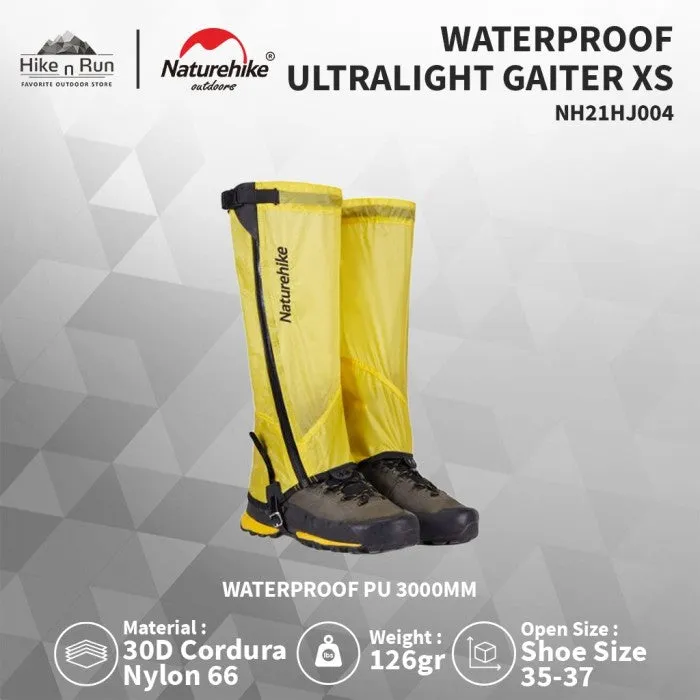 Gaiter Pelindung Kaki Naturehike NH21HJ004 Waterproof Ultralight