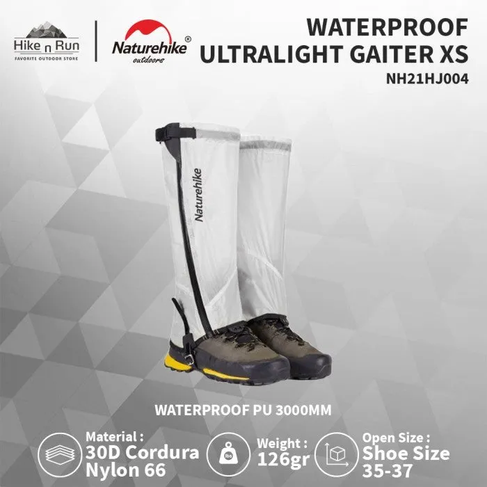 Gaiter Pelindung Kaki Naturehike NH21HJ004 Waterproof Ultralight