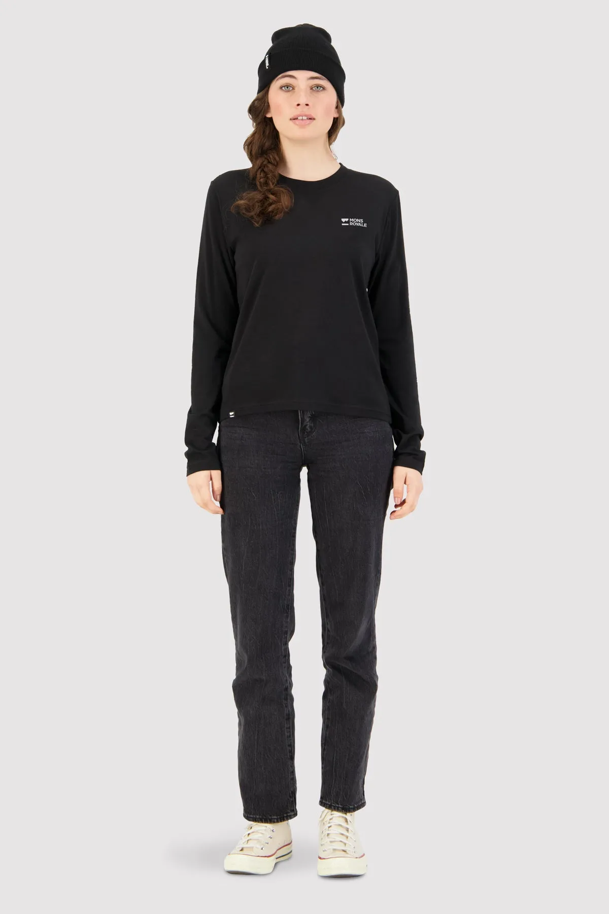 Icon Merino Long Sleeve - Black