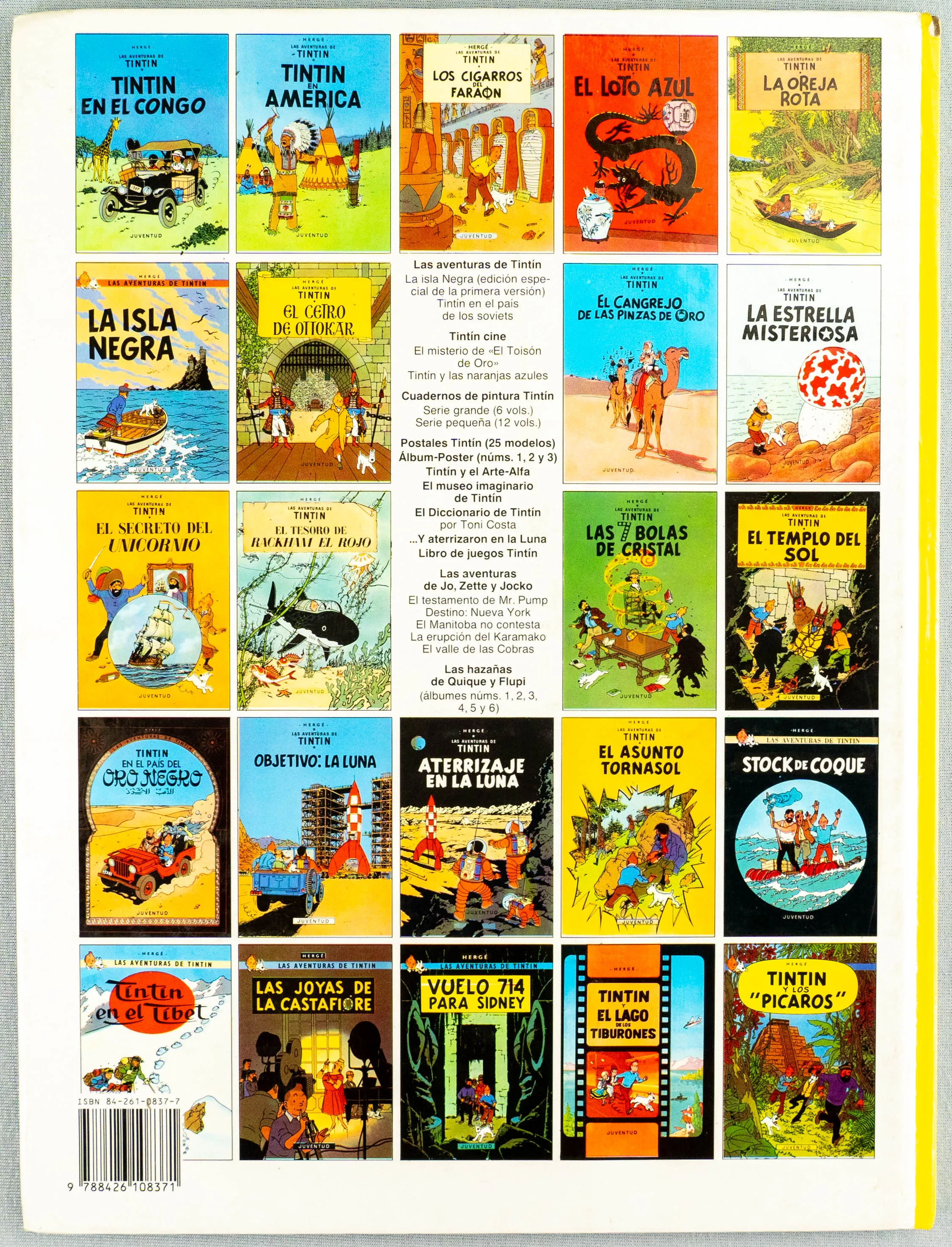 Las Aventuras De Tintin El Templo Del Sol Juventud 1990 Spanish Edition EO Herge