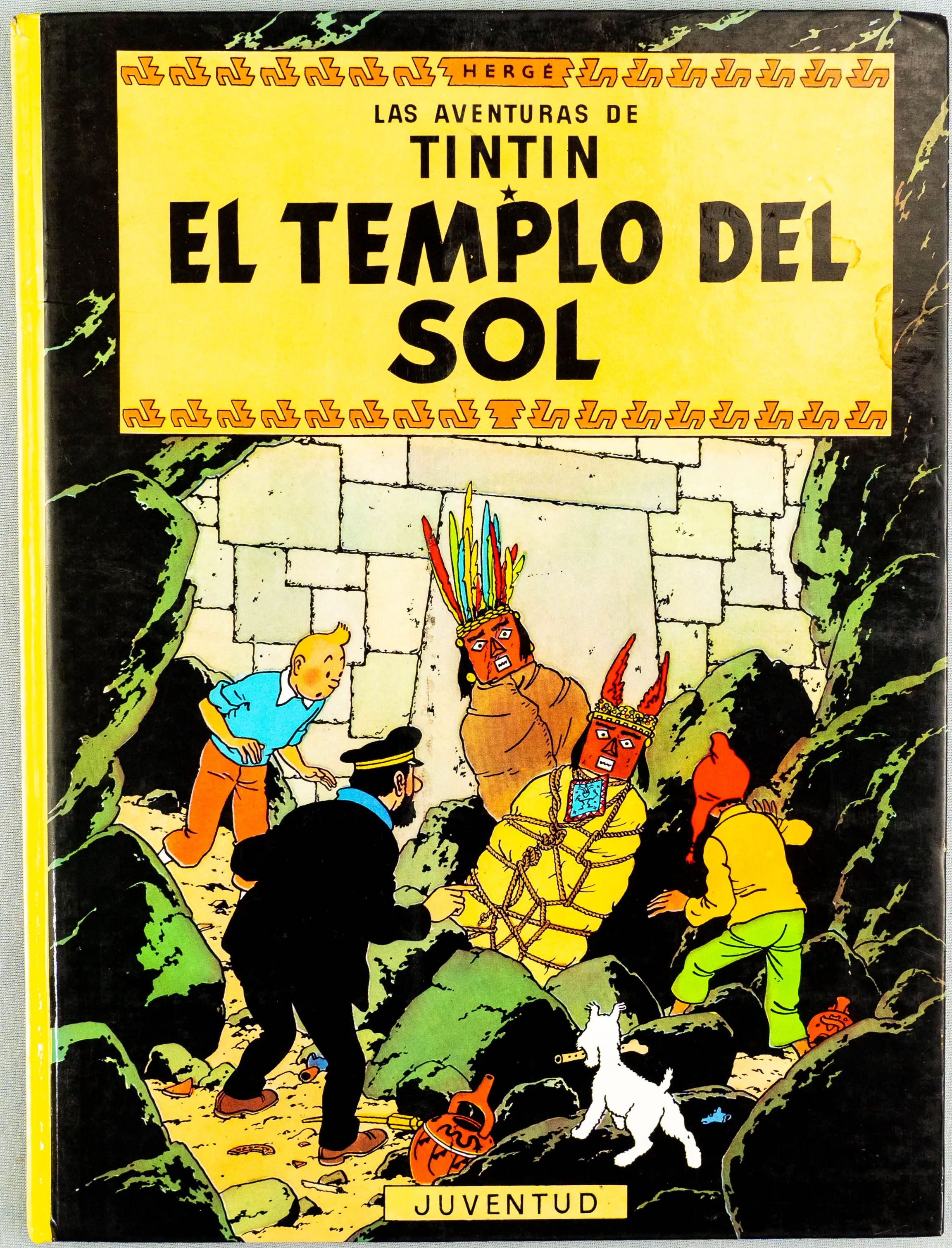 Las Aventuras De Tintin El Templo Del Sol Juventud 1990 Spanish Edition EO Herge