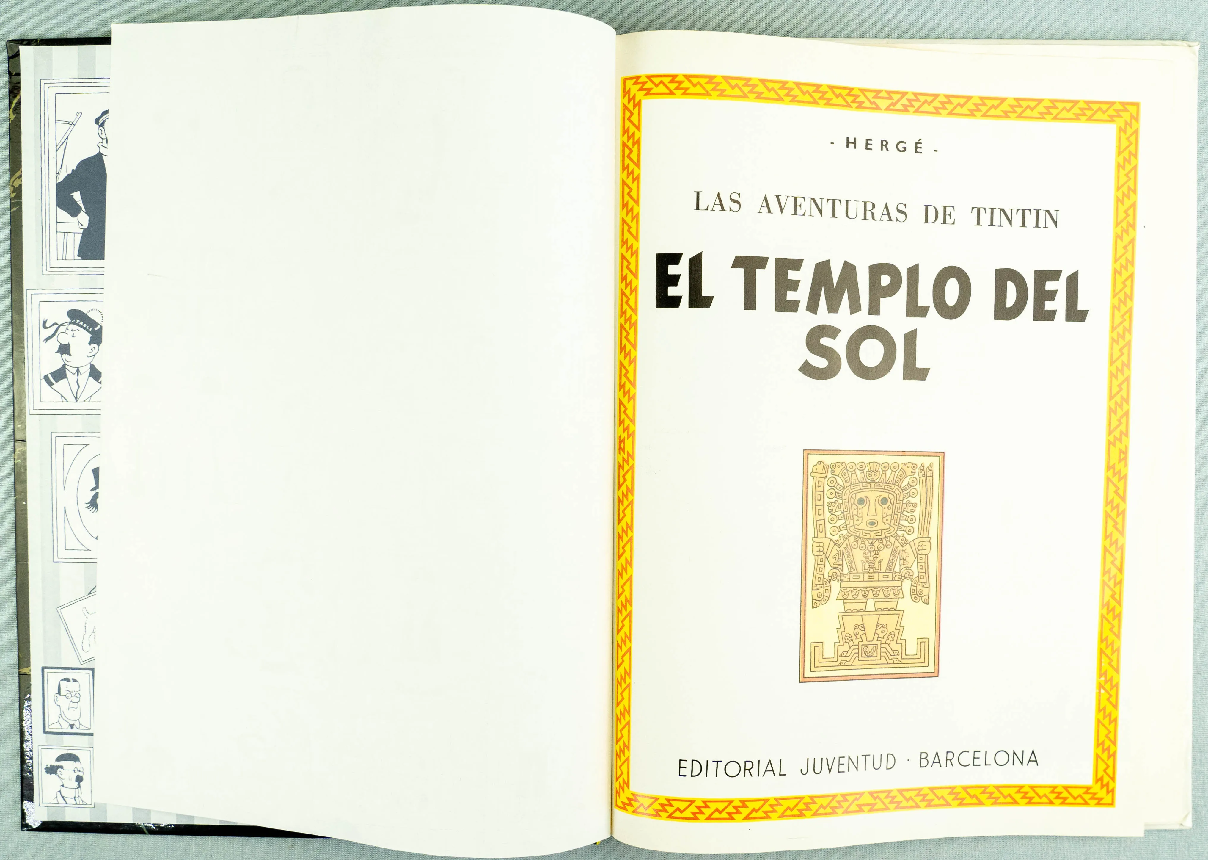 Las Aventuras De Tintin El Templo Del Sol Juventud 1990 Spanish Edition EO Herge