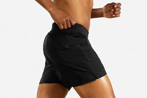 MEN'S 5" SHERPA 2-IN-1 SHORT - BLACK