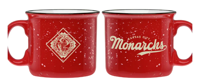 Red Monarchs Script Mug