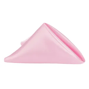 Satin Napkin 20"x20" - Medium Pink