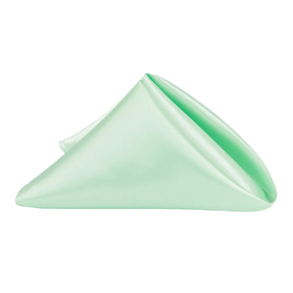 Satin Napkin 20"x20" - Mint Green