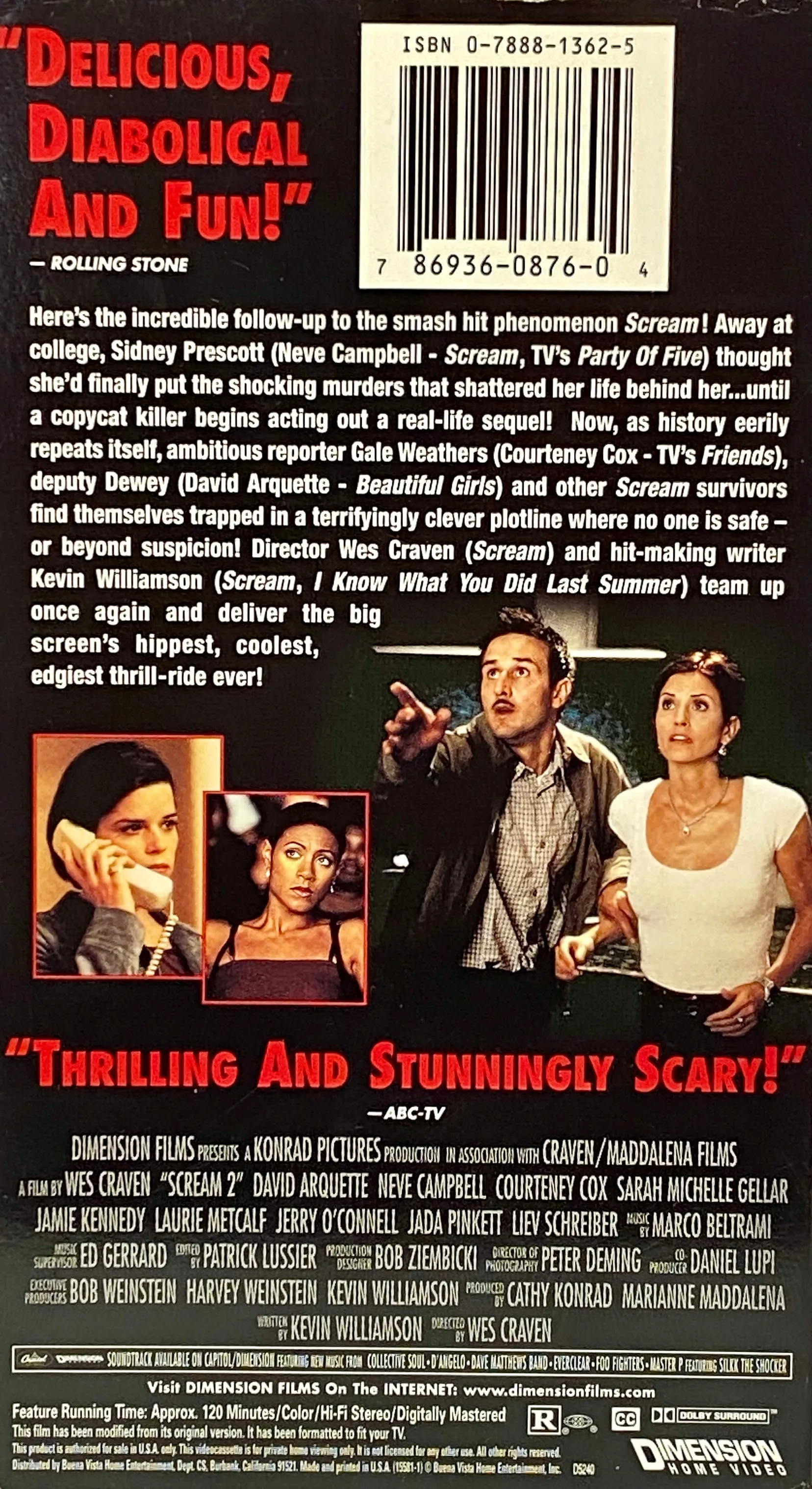 Scream 2 - VHS Tape