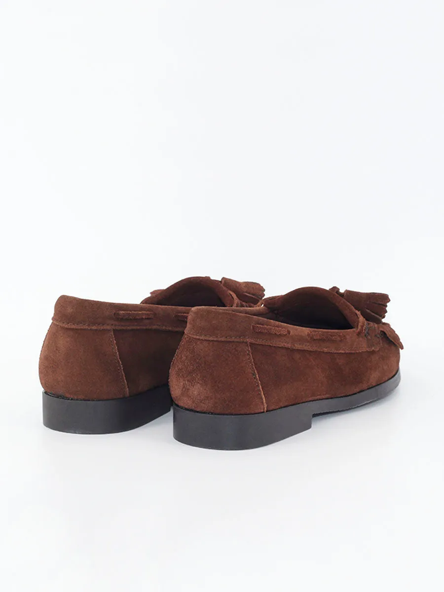 Spanish suede tassels loafers