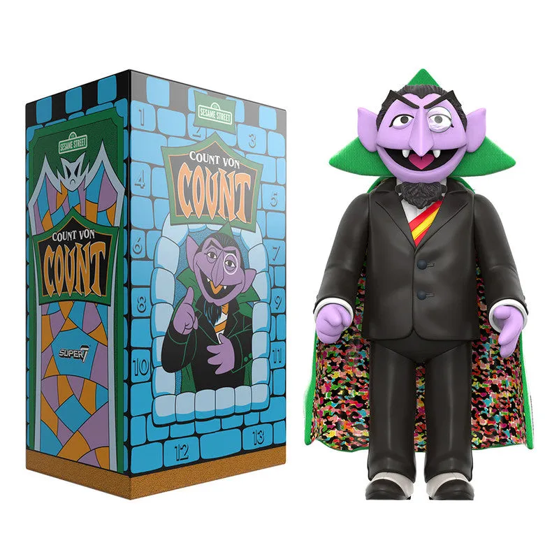 Super 7 Figura Count Von Count Plaza Sésamo