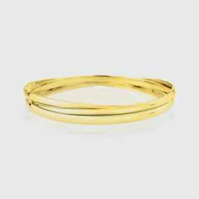 Walton 9ct Yellow Gold Russian Wedding Bangle